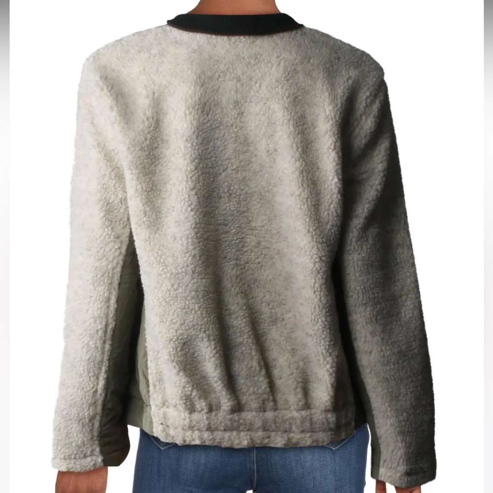 COPY - Free People Women’s Shearling Color Block Jacket - Small - Picture 12 of 14